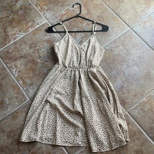 cheetah print dress